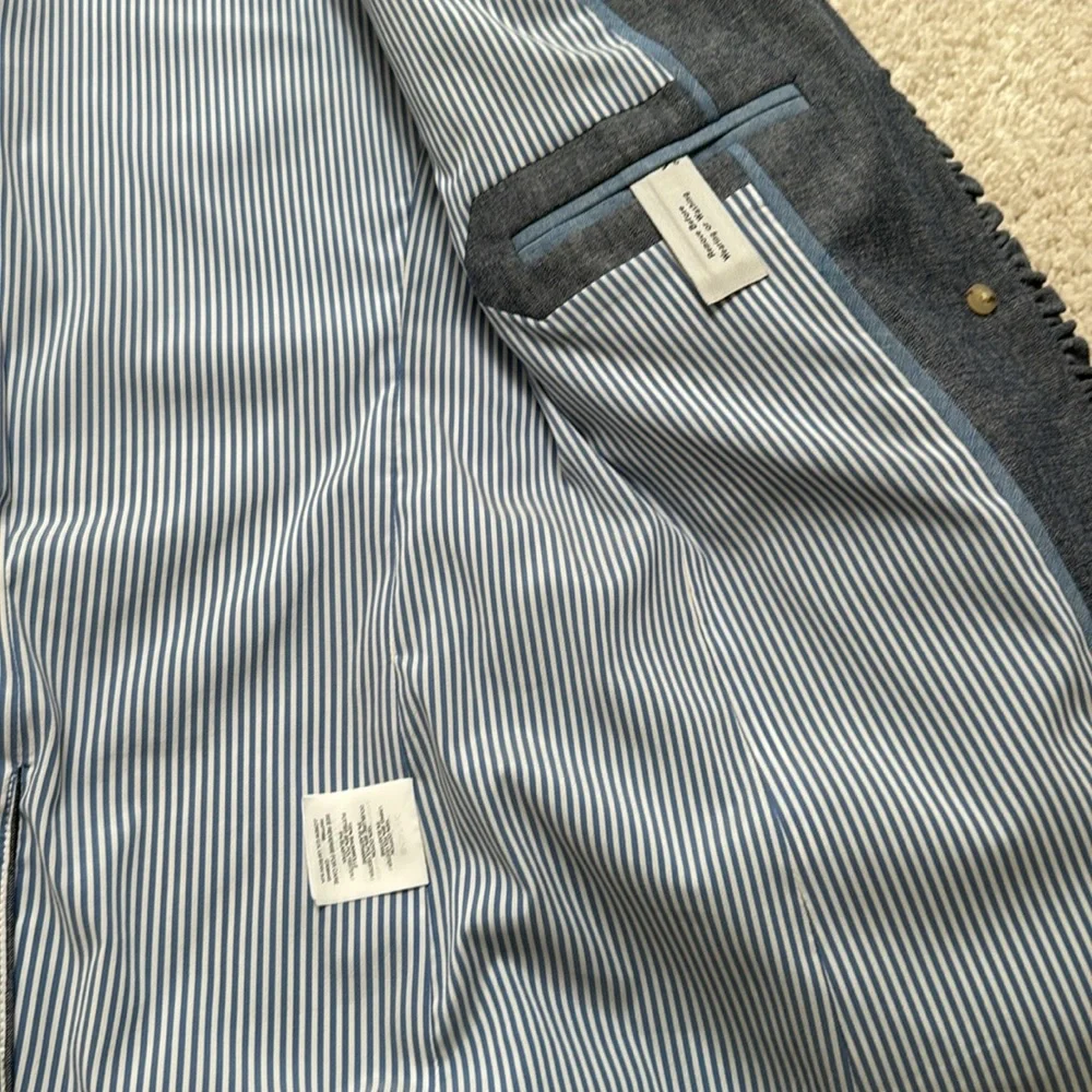 J.Crew Regent Chambray Ruffle Blazer - Picture 7 of 7